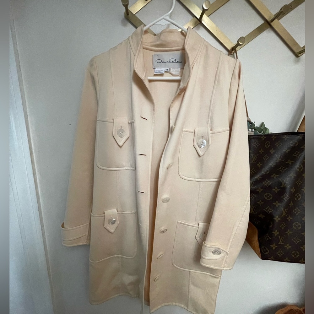 VTG Oscar de la Renta Women's wool coat size 8